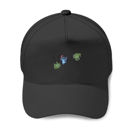 Discover Disney Lilo Stitch Aloha Happy Stitch Dancing Big Logo Baseball Caps