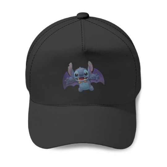 Disney Lilo Stitch Halloween Cute Vampire Stitch Portrait Baseball Caps
