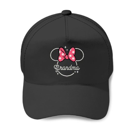 Disney Minnie Mouse Grandma Head Icon Magic Mothers Day Long Sleeve Baseball Caps
