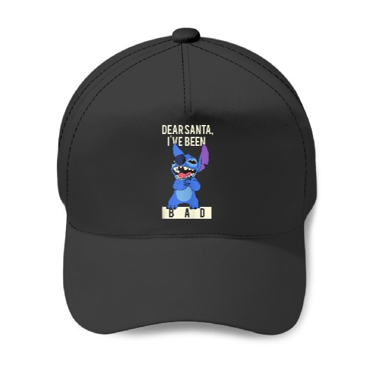 Discover Disney Lilo Stitch Christmas Dear Santa I've Been Bad Baseball Caps