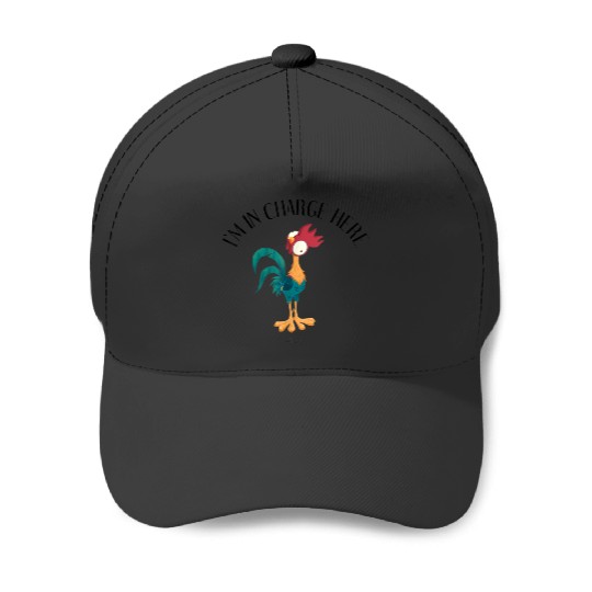 Disney Moana HeiHei I'm In Charge Here Portrait Baseball Caps