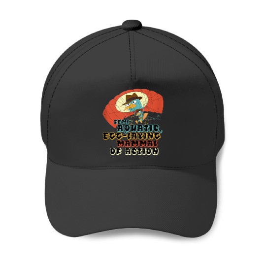 Disneys Phineas And Ferb Semi-aquatic Egg-laying Mammal Baseball Caps