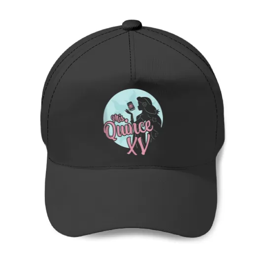 Disneys Tangled Birthday Mis Quince Rapunzel Spanish Portrait Baseball Caps