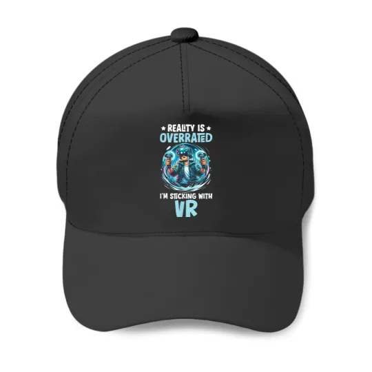 Discover Vr Games Video Game Player Gaming Gamer Virtual Reality Trends Gift Baseball Caps