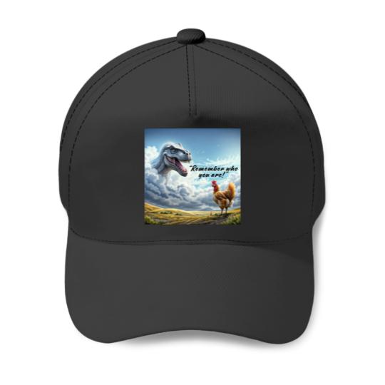 Discover Remember Who You Are Dinosaur Chicken Trends Gift Baseball Caps