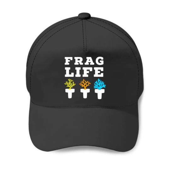 Frag Life Coral Reef Saltwater Funny Aquarium Aquarist Joke 21 Baseball Caps