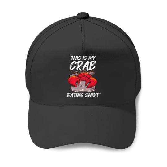 Crab Eating Crawfish Pot Lobster Baseball Caps