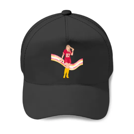 taylorr Swift x Travis Kelce Jersey (V5) Baseball Caps