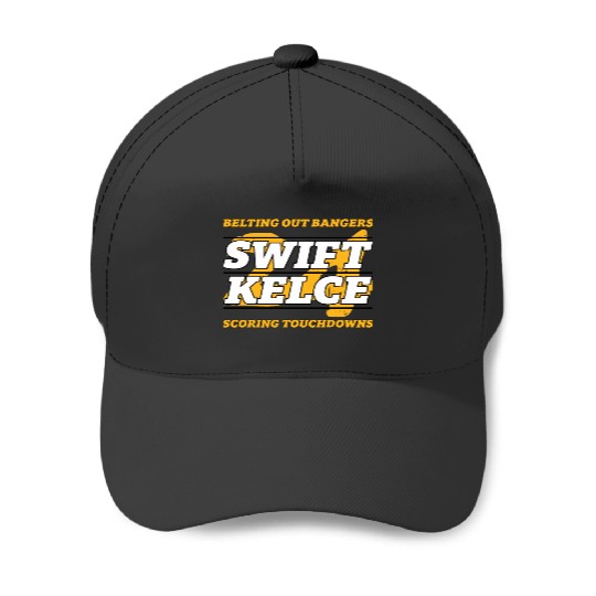 taylorr Swift and Travis Kelce - Kelce Swift 2024 Baseball Caps