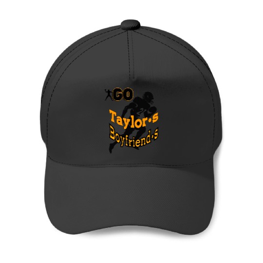 Go Taylorr_s Boyfriend A Hilarious Football Tribute to Taylorr Swift and the Swifts of Kansas Essenti Baseball Caps