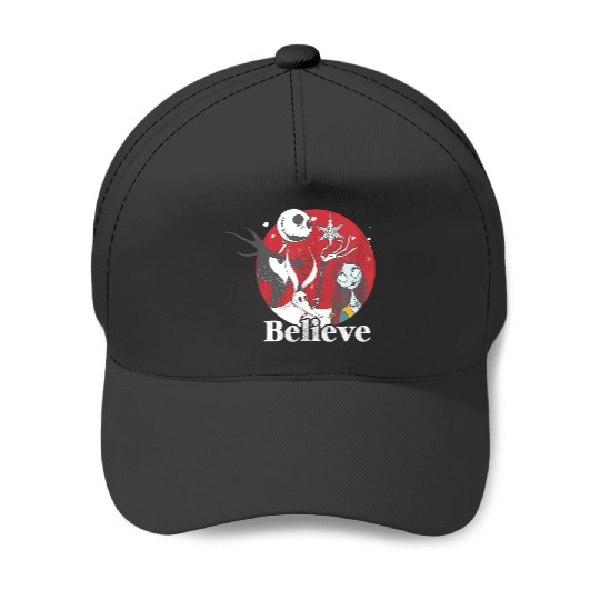 disneys The Nightmare Before Christmas Believe Family Shot Baseball Caps