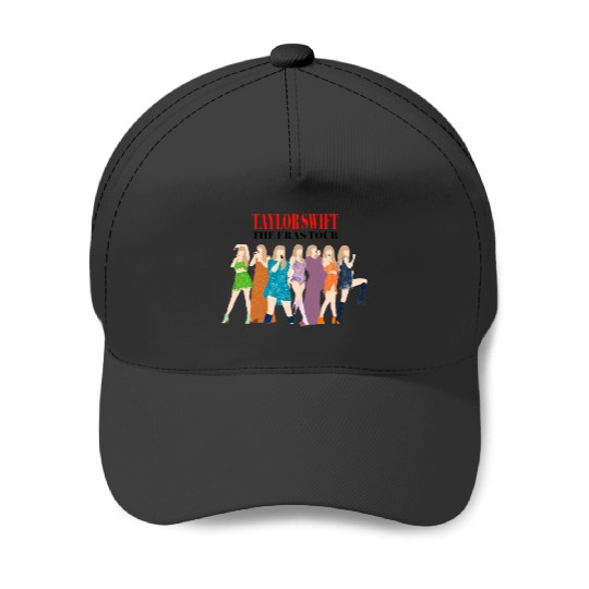 Discover Taylor  Eras Tour Sticker1 Baseball Caps