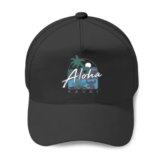 Disney Lilo & Stitch Shadow Aloha Kauai Landscap Baseball Caps
