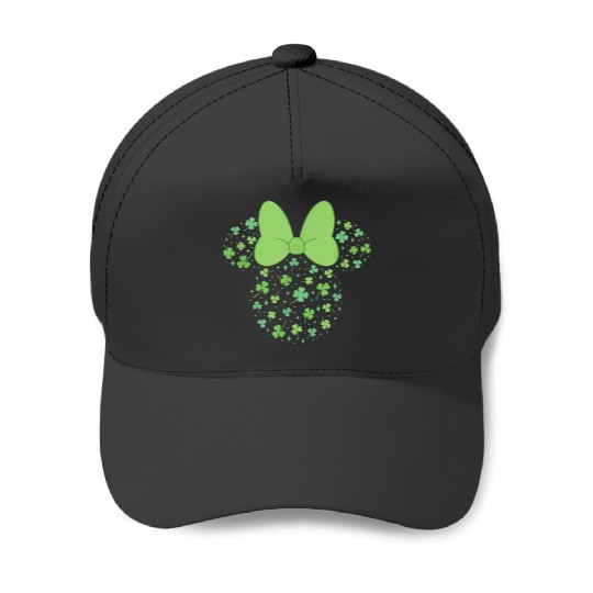 Disney Minnie Mouse Icon Shamrock Clovers St Pat Baseball Caps