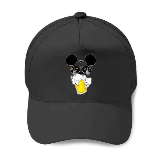 Mickey Beer Minnie, Epcot Drinking Around The World , Drinking Around the world checklist, Disney Couple s Baseball Caps