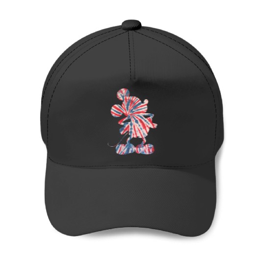 disneys mickeys Mouse Red White Blue Tie Dye Baseball Caps