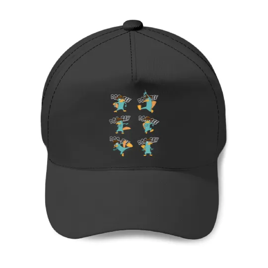 disneys Phineas And Ferb Doo Bee Doo Bee Doo Bah Perry Baseball Caps