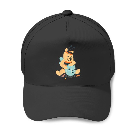 disneys Winnie The Pooh Halloween Hunny Bee And Pumpkin Pot Baseball Caps