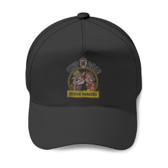 disneys Chip 'n' Dale Rescue Rangers Iconic Logo Baseball Caps
