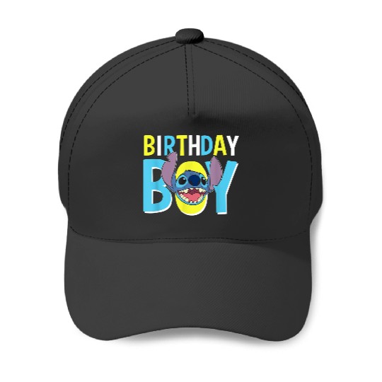 Disney Lilo Stitch Birthday Boy Blue Stitch Logo Icon gifts trends Baseball Caps
