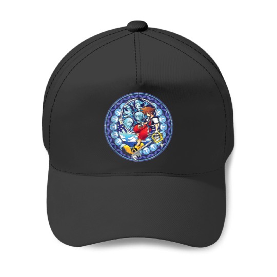 Disneys Kingdom Hearts Sora Stained Glass Baseball Caps