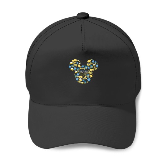 Disney Mickey Mouse Icon Hanukkah Chanukah Dreidel Menorah Baseball Caps