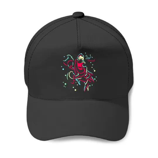 Disneyss The Little Mermaid Sebastian Crab Lights Baseball Caps