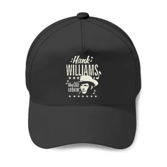 Hank Williams Men's Good Lookin' Portrait Baseball Cap