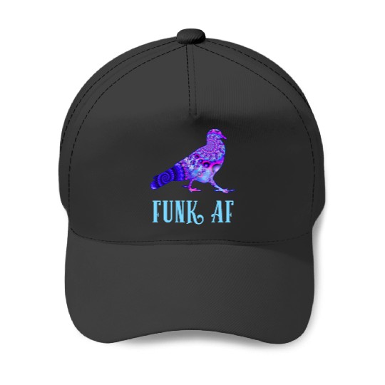 Pigeons Playing Ping Pong Funk AF PPPP Baseball Caps