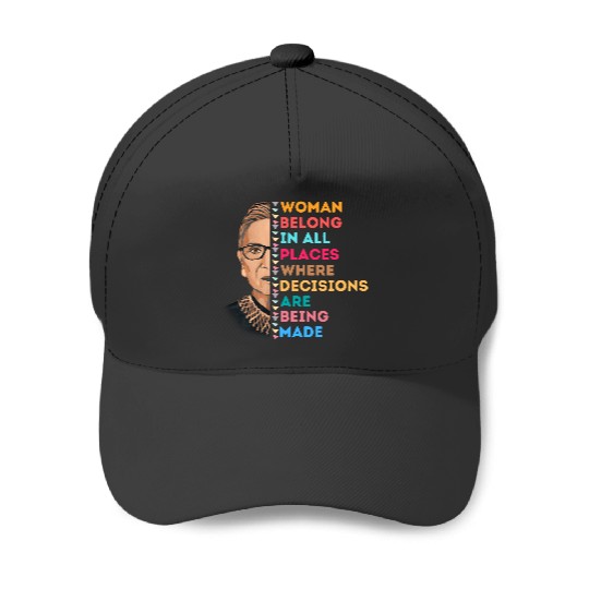 Rbg Women's Rights Ruth Bader Ginsburg Baseball Caps