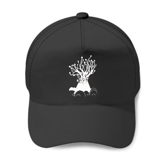 Radiohead Tree Charcoal Grey Baseball Caps