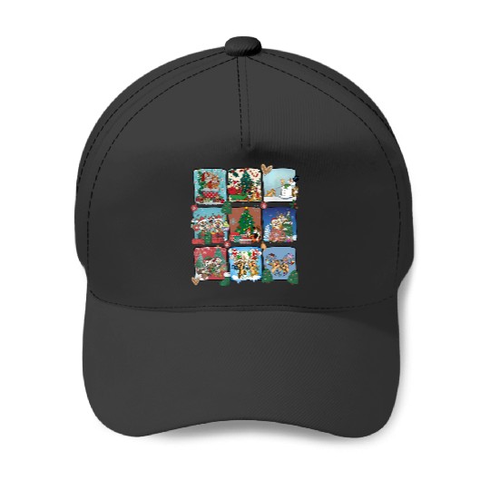 Discover Chip & Dale Christmas Baseball Caps, Disney Couples Baseball Caps, Disney Trip Baseball Caps