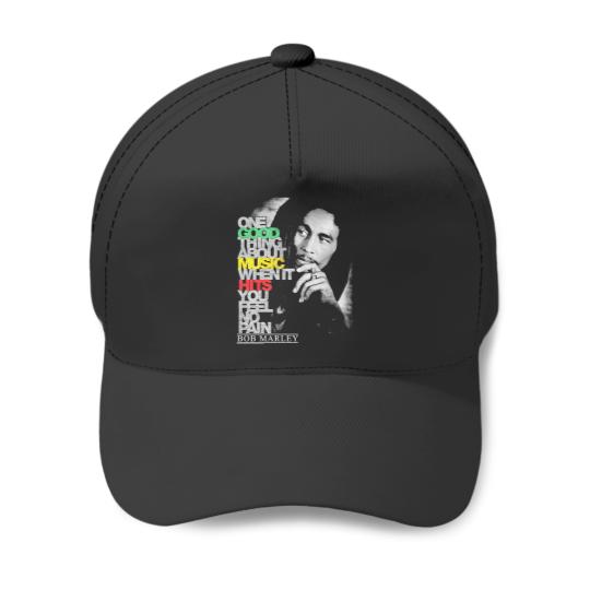 Bob Marley - Good Music Hits Adult Baseball Caps