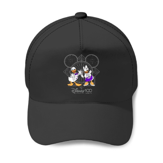 Disney 100 Years of Wonder Baseball Caps, Donald And Daisy Duck Baseball Caps