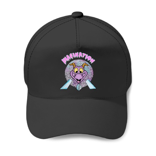 IMAGINATION - Figment Baseball Caps, Disney Figment Baseball Caps