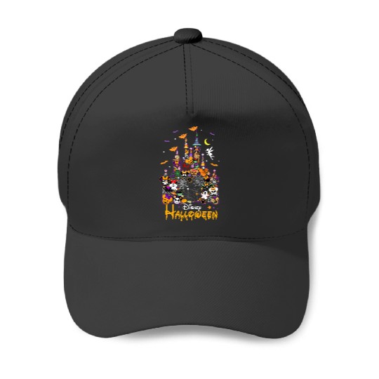 Disney castle Halloween Baseball Caps, Mickey Halloween Baseball Caps, Disney world Halloween Baseball Caps
