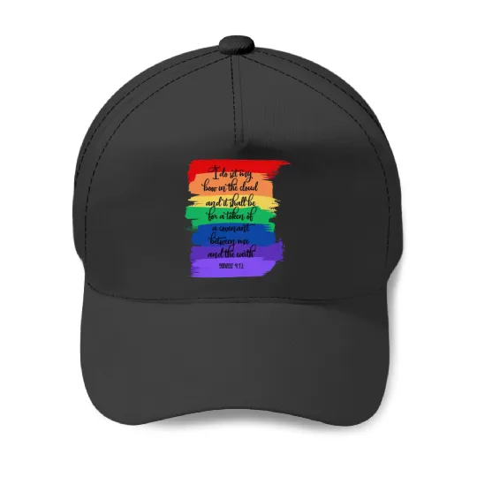 Christian rainbow Baseball Caps, Old testament Baseball Caps, Take back the rainbow,