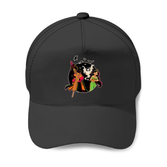 Disney Princess Jasmine and Jafar Aladdin Hallow Baseball Caps