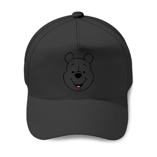 Disney Winnie The Pooh Pooh Bear Large Face Baseball Caps