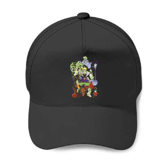 Disney Villains Cauldron Group Shot Baseball Caps