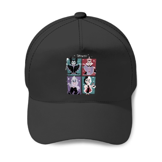Discover Disney 100 Celebrating 100 Years Of Villains Tan Baseball Caps