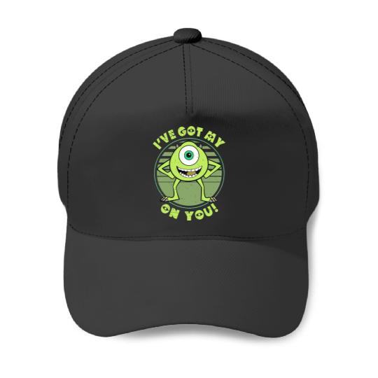 Discover Retro Mike I've Got My Eyes On You Baseball Caps , Monster Inc Baseball Caps , Walt Disney World Baseball Caps , Disneyland Family Vacation Trip , Magic Kingdom