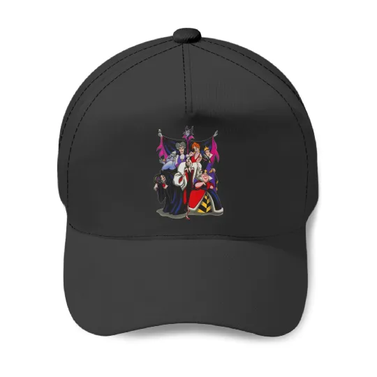 Disney Villains Women Evil Squad Baseball Caps