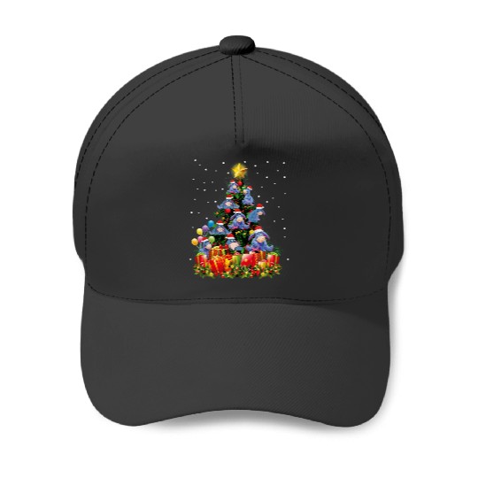 Disney Eeyore Christmas Trees Holiday Baseball Caps
