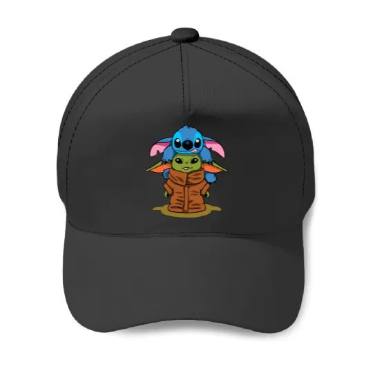Discover Baby Yoda and Stitch Disney Baseball Caps