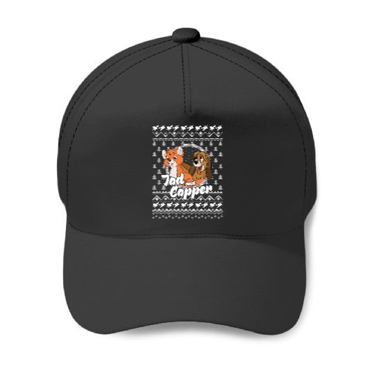 Disney The Fox and the Hound Christmas Tod And Copper Logo Baseball Caps