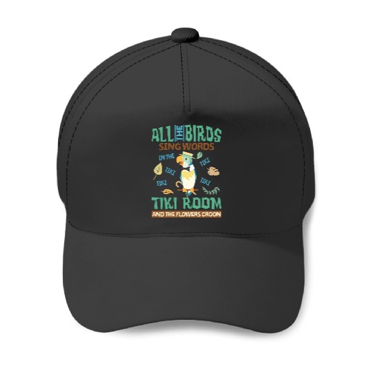 Retro Disneyland Enchanted Tiki Room Baseball Caps