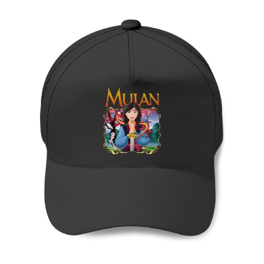 Discover Disney Mulan Anime Mushu Cri-Kee Baseball Caps