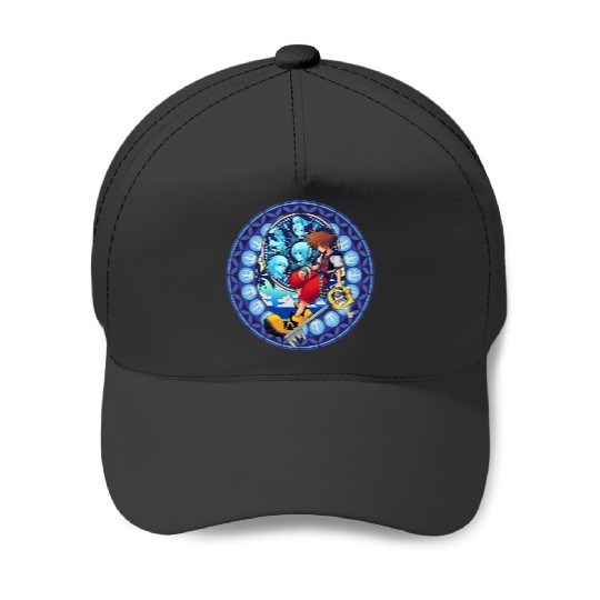 Disney Kingdom Hearts Sora Stained Glass Baseball Caps