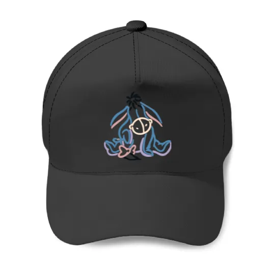 Eeyore Embroidered Crewneck Quarterzip, Winnie the Pooh Eeyore Baseball Caps, Eeyore Baseball Caps, Disney Crewneck